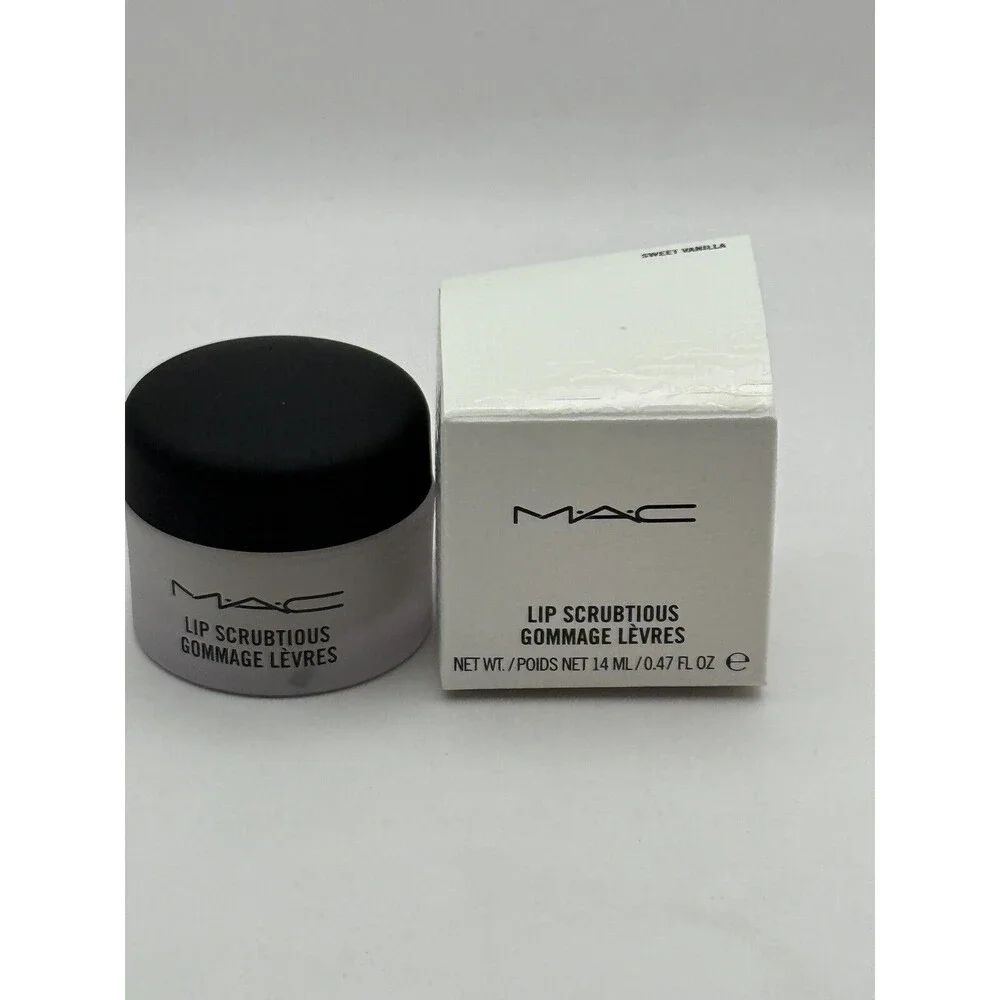 Mac Lip Scrubtious Sweet Vanilla 0.47oz/14ml,  New With Box